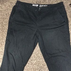 Mossimo Black Midrise Bootcut pants